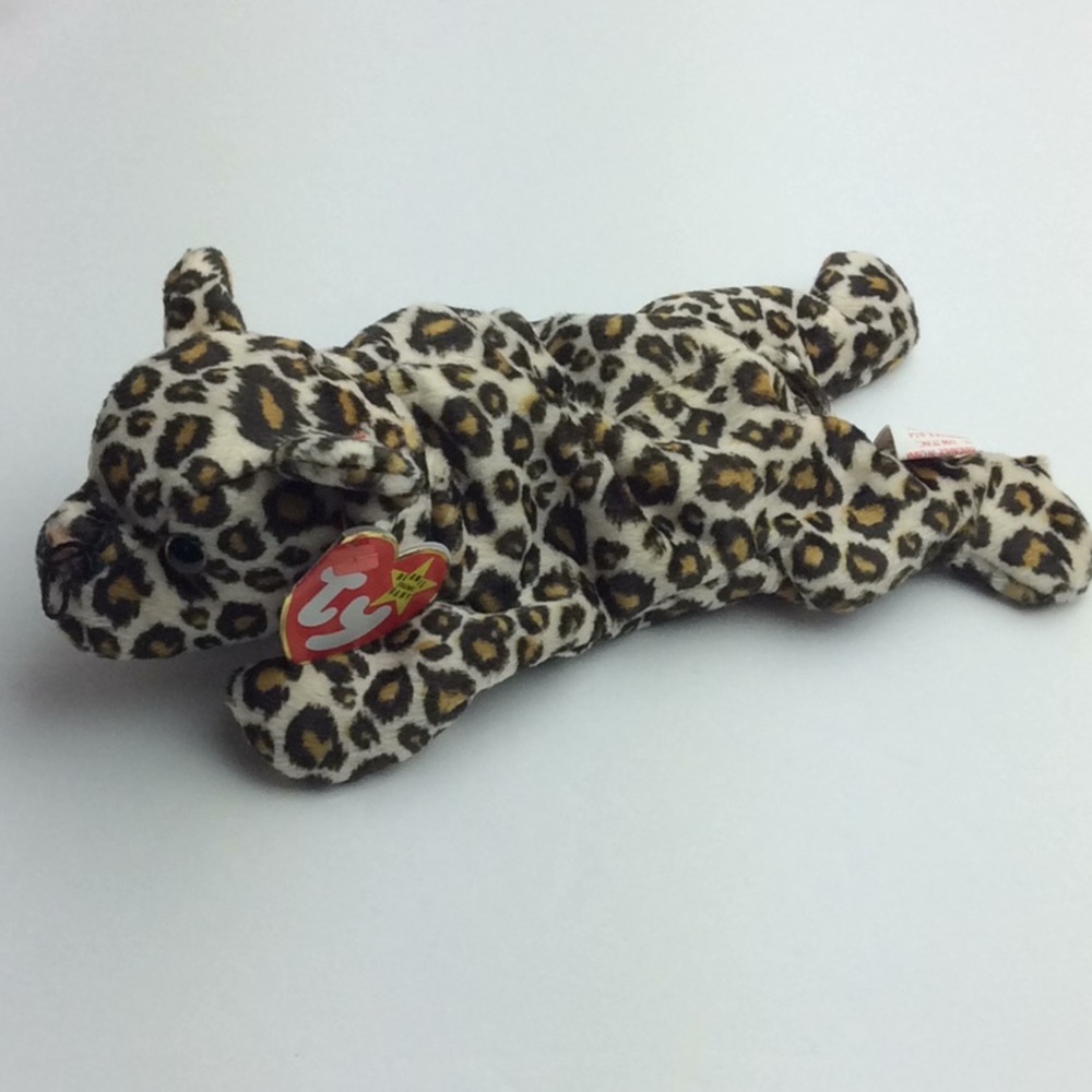 COPY - Freckles Leopard Ty Beanie Babies Collection PVC